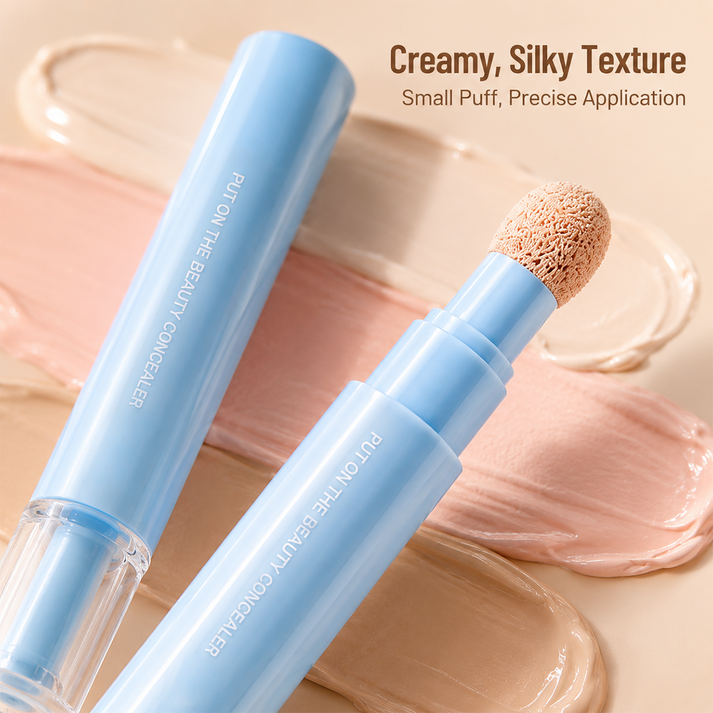 Limited Stock ⏰️！ 24H Full-Coverage Concealer Pen – Lightweight & Blendable Formula