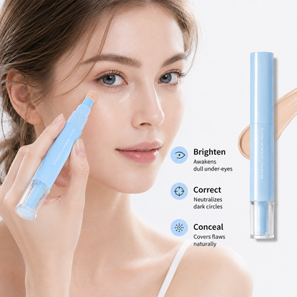 Limited Stock ⏰️！ 24H Full-Coverage Concealer Pen – Lightweight & Blendable Formula