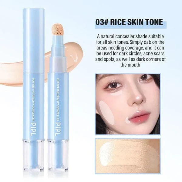 Limited Stock ⏰️！ 24H Full-Coverage Concealer Pen – Lightweight & Blendable Formula